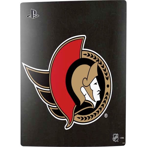 NHL Ottawa Senators Distressed PS5 Digital Edition Console Skin
